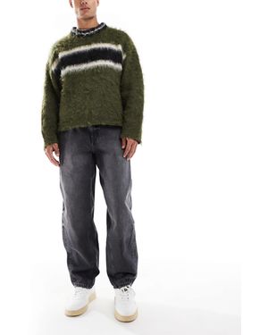 Pull&Bear Balloon Fit Jeans - Green