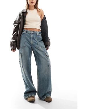 Cotton On Relaxed Cargo Jean - Blue