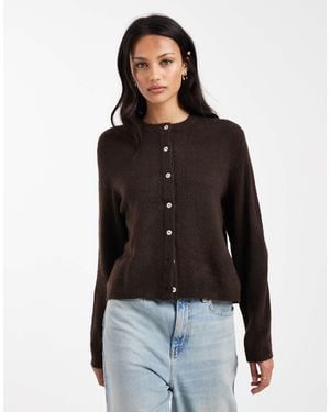 ONLY Boxy Knitted Cardigan - Black