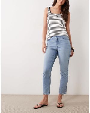 New Look – hannah – straight jeans - Blau
