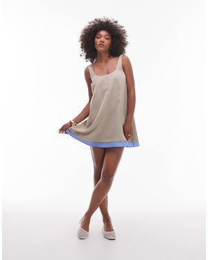 ASOS – a-linien-minikleid - Weiß