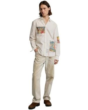 Desigual Printed Gaugin Shirt - Natural