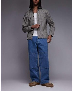 Obey Bigwig Double Knee Denim Jeans - Blue