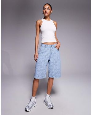 Liquor N Poker Jorts - Blu
