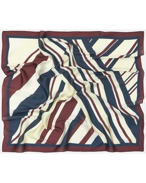 Pull&Bear Satijnen Bandana Met Stepenprint - Blauw