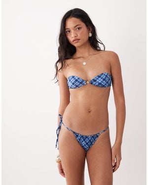Cotton On Bandeau Bikini Set - Multicolour