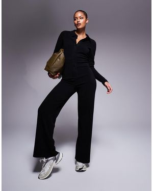 ASOS Asos design tall – langärmliger cord-jumpsuit - Blau