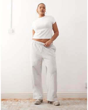 Collusion Plus Washed Straight Leg jogger - Natural