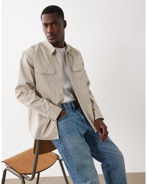 Calvin Klein Utility Overshirt - Natural