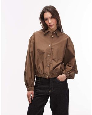 ARKET Camicia Con Fondo A Palloncino - Marrone