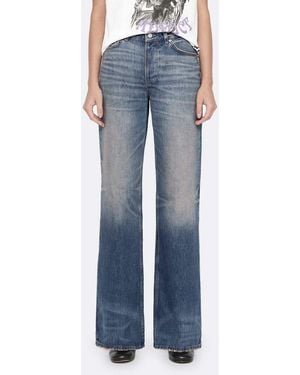 AllSaints Lou Relaxed Met Hoge Taille - Blauw