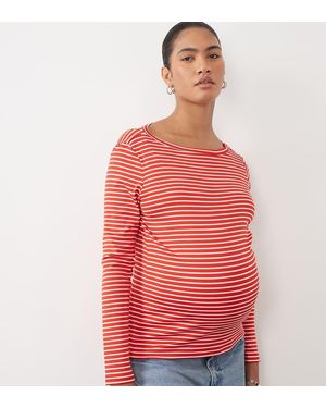Mama.licious Mamalicious Maternity Long Sleeve T-shirt - Red