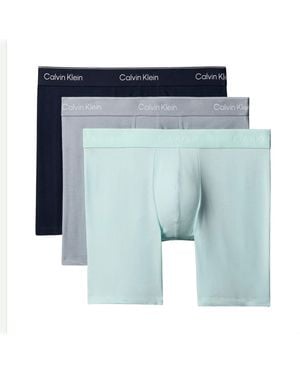 Calvin Klein – icon cotton stretch – 3er-pack eng geschnittene boxershorts - Blau