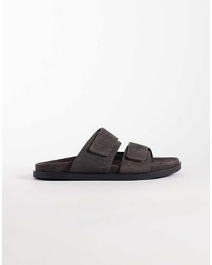 ASOS Two Strap Sandals - Grey