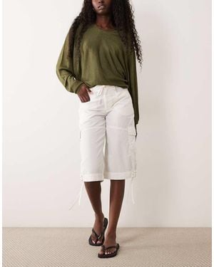Miss Selfridge Cargobroek - Naturel