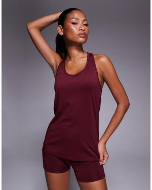 PUMA Tad Essential Racerback Training Tank Top - Purple