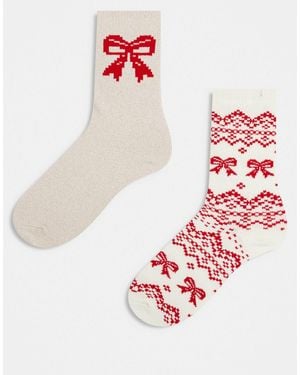 Lindex – gemütliche socken - Weiß