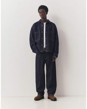 Pull&Bear Jean baggy - Bleu