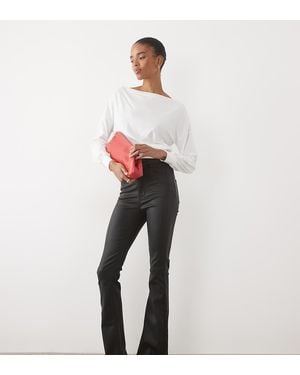 ASOS Asos Design Tall Vormende Superstretch Flared - Wit