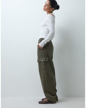 ASOS Weiche utility-cargo-hose - Grün