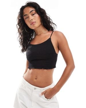 Cotton On Chloe Shirred Cami - Black