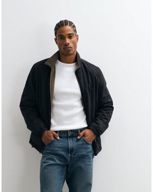 Mango Padded High Neck Jacket - Blue