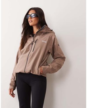 Regatta Chaqueta Shell Impermeable Con Capucha Birchdale Ii En Mocha-Marrón - Neutro