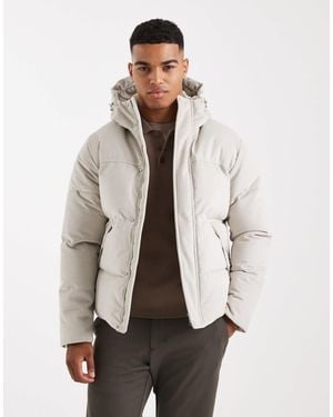 Only & Sons Hooded Puffer - Natural