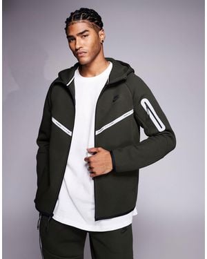 Nike – tech fleece – kapuzenjacke - Grau