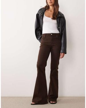 Mango Flared Jean - Brown