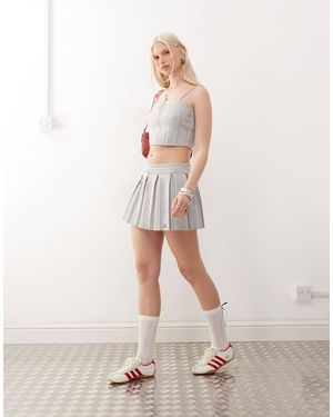 Tommy Hilfiger Tommy Girl Knitted Pleated Skirt - Natural