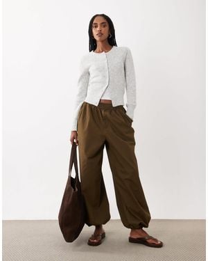 Cotton On Fluffy Knitted Cardigan - White