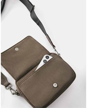 Pull&Bear Crossbodytas - Bruin