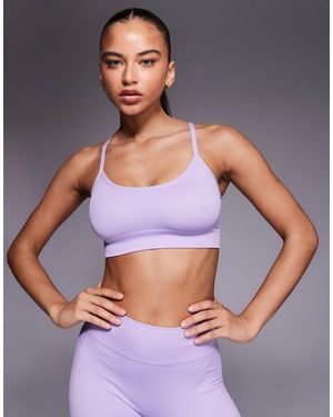 adidas Originals Adidas Training Seamless Light Suppprt Bralette - Blue