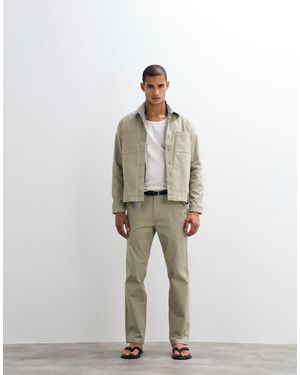 Blend Straight Leg Chino Co-ord - White
