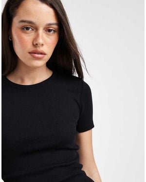 JJXX Ribbed T-shirt - Black