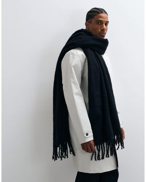 ASOS Oversize-schal mit struktur und bürstenoptik - Schwarz