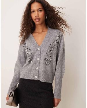 Jdy V-neck Cardigan - Grey