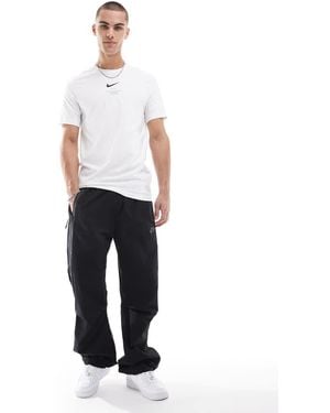 Nike Pantaloni Tecnici Ampi Neri - Bianco