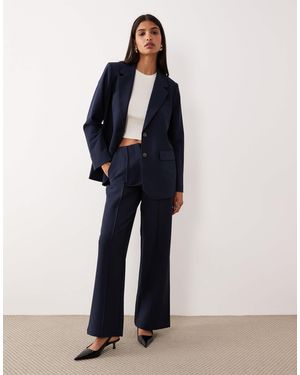 Y.A.S High Waisted Wide Leg Pants - Blue