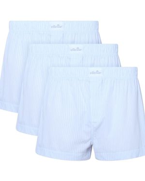 Ellesse Labotte 3 Pack Boxer Short - Blue