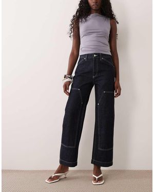 Calvin Klein Carpenter Jeans Met Contrasterende Stiksels - Meerkleurig
