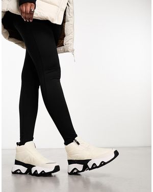 Sorel Botas Blancas Impermeables Sin Cierres Kinetic Impact Puffy Zip Wp De - Negro