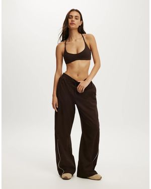 Cotton On Baggy Woven Sweatpant - Brown