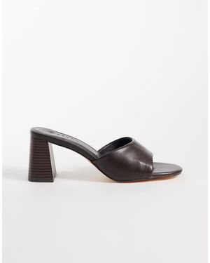 SEQWL Bora Heeled Sandals - Brown