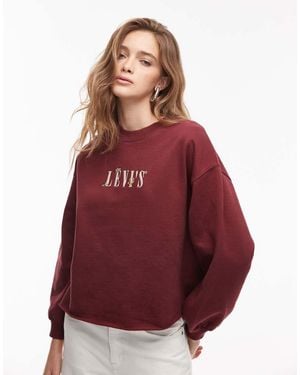 Levi's Graphic Leo Crewneck Sweatshirt - Red