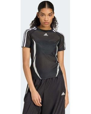 adidas Originals Adilenium Season 4 Teamgeist Tight Sheer Tee - Black