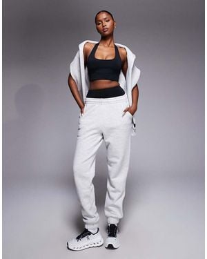 4505 Icon Rest Day Heavyweight 440gsm Cotton Cuffed jogger - Grey