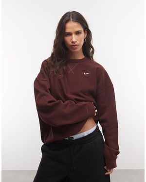 Nike Studio Crew Neck Sweatshirt - Red
