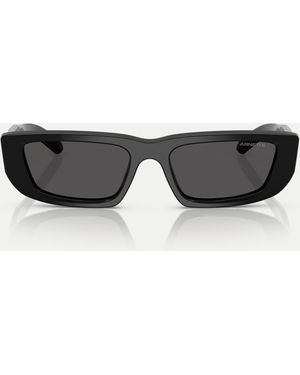 Arnette – al – rechteckige sonnenbrille - Schwarz